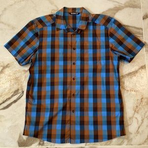Arcteryx button down plaid shirt. Men’s Large.